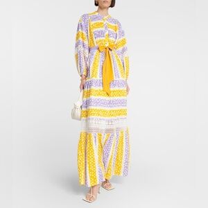 NWT $618 DIANE VON FURSTENBERG
Embroidered cotton maxi dress